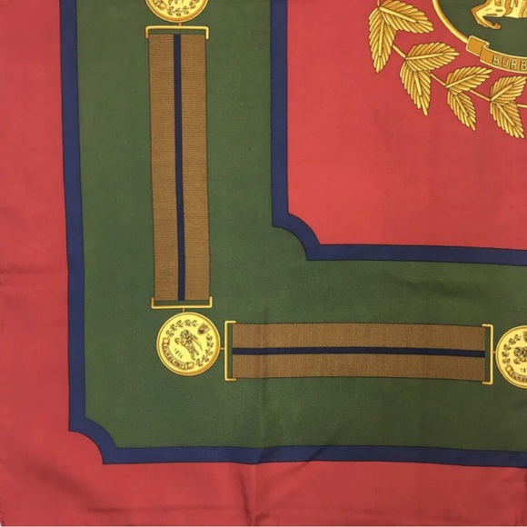 BURBERRY Medal Motif Multicolor  Silk Scarf  #1257628 - Picture 3 of 7